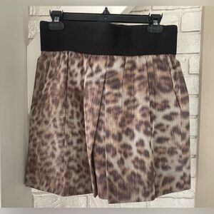Veronica Beard leopard skirt                  Size: 3 (US=6/8 see size chart)